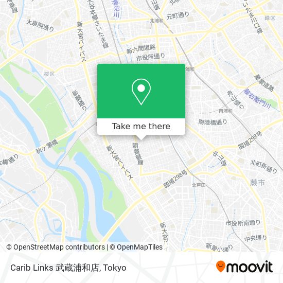 Carib Links 武蔵浦和店 map