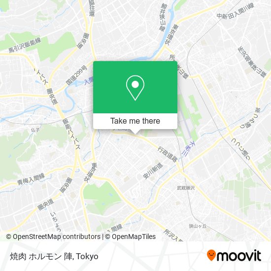 焼肉 ホルモン 陣 map
