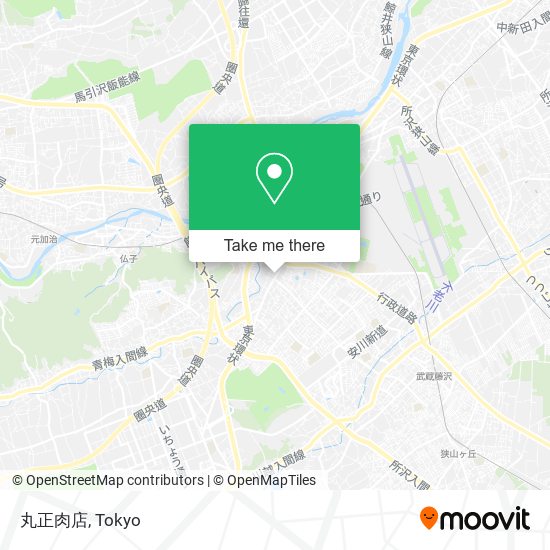 丸正肉店 map