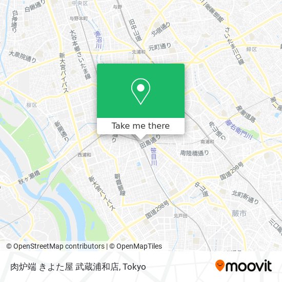 肉炉端 きよた屋 武蔵浦和店 map