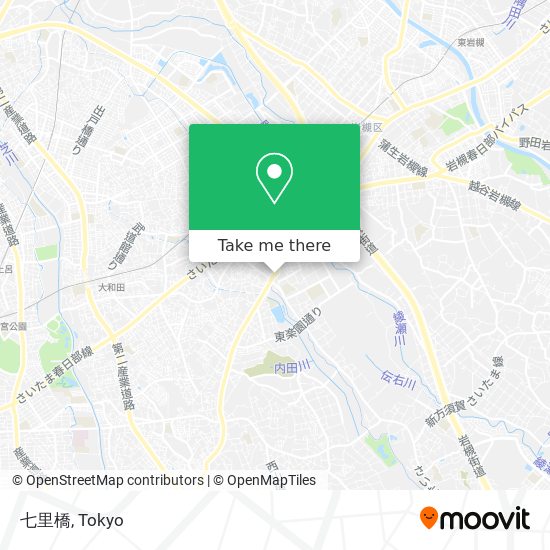 七里橋 map