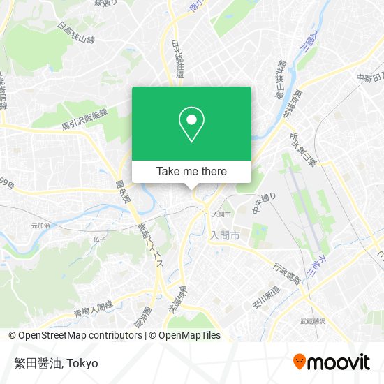 繁田醤油 map