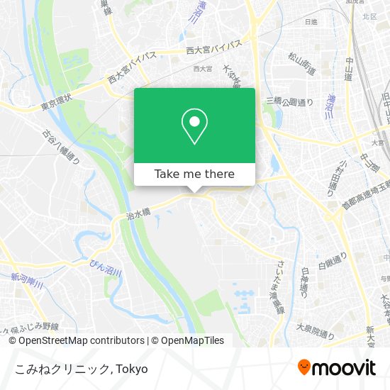こみねクリニック map