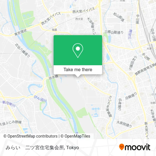 みらい　二ツ宮住宅集会所 map