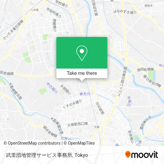 武里団地管理サービス事務所 map