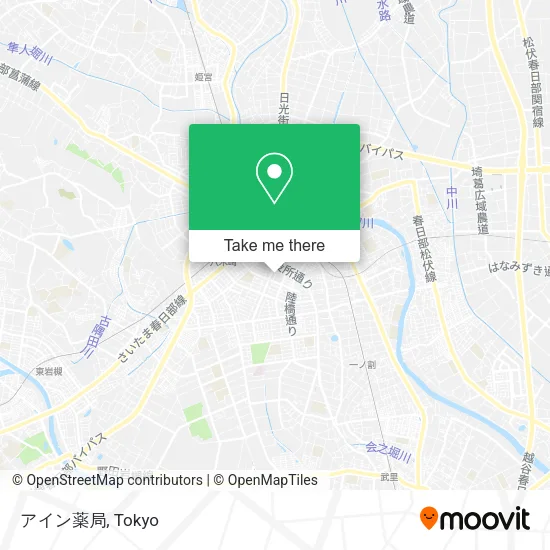 アイン薬局 map