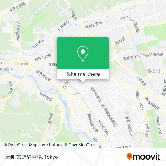 新町吉野駐車場 map
