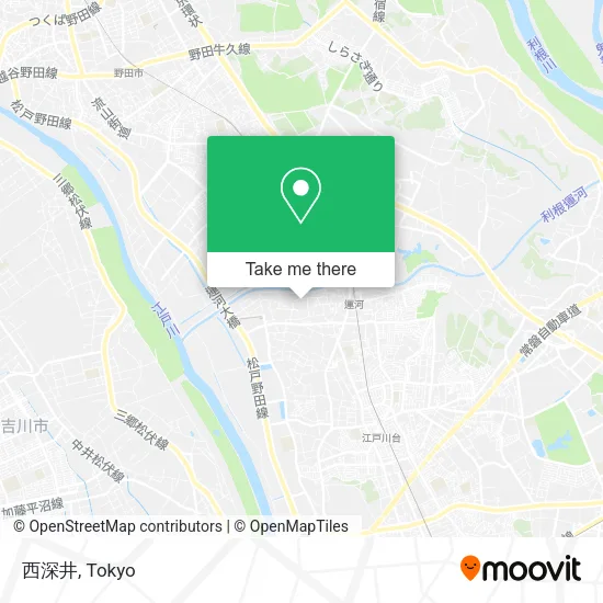 西深井 map