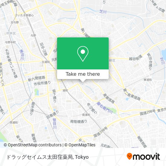 ドラッグセイムス太田窪薬局 map