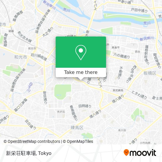 新栄荘駐車場 map