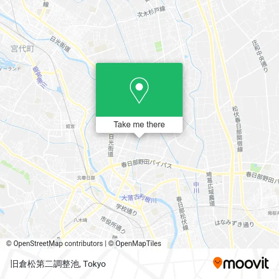 旧倉松第二調整池 map
