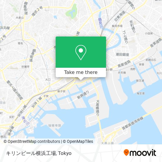 キリンビール横浜工場 map