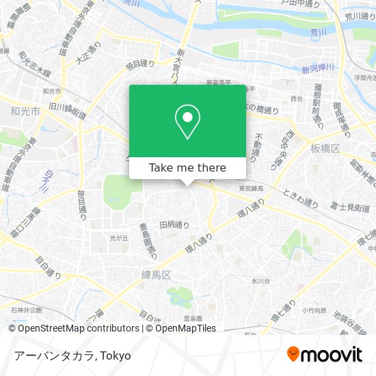 アーバンタカラ map