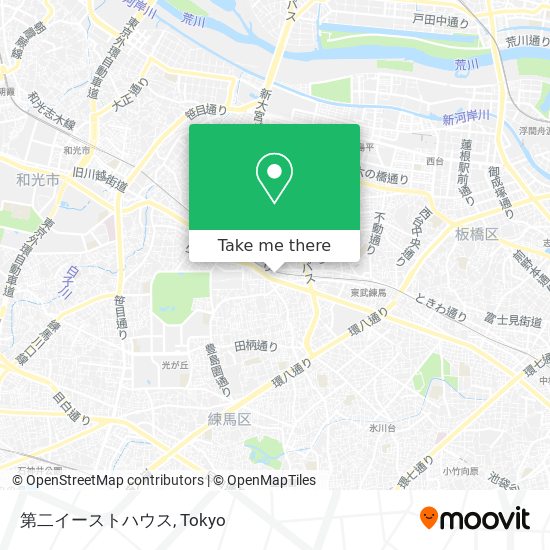 第二イーストハウス map