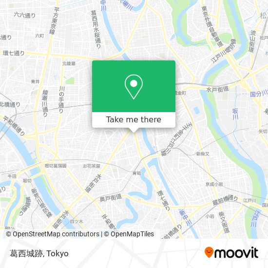 葛西城跡 map