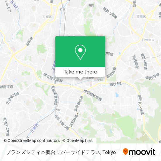 ブランズシティ本郷台リバーサイドテラス map