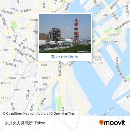 大井火力発電所 map
