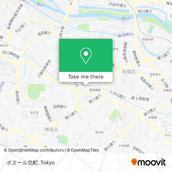 ボヌール北町 map