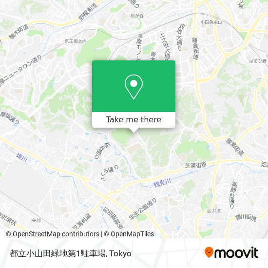 都立小山田緑地第1駐車場 map