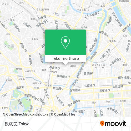 観蔵院 map