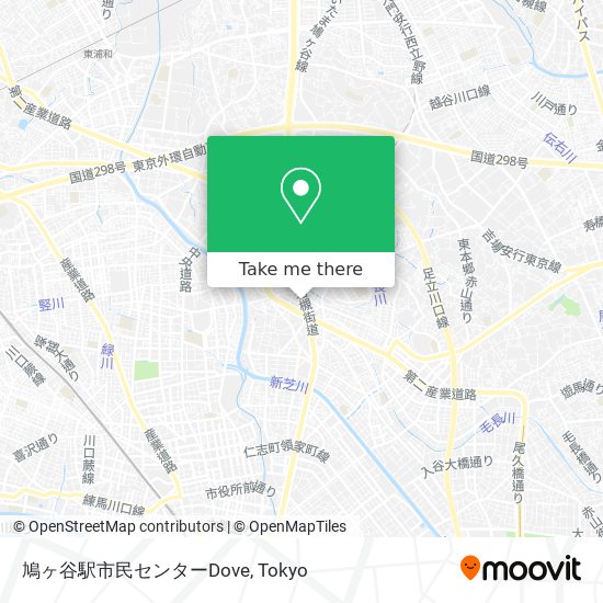 鳩ヶ谷駅市民センターDove map