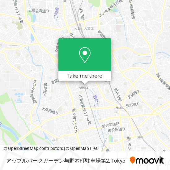 アップルパークガーデン与野本町駐車場第2 map