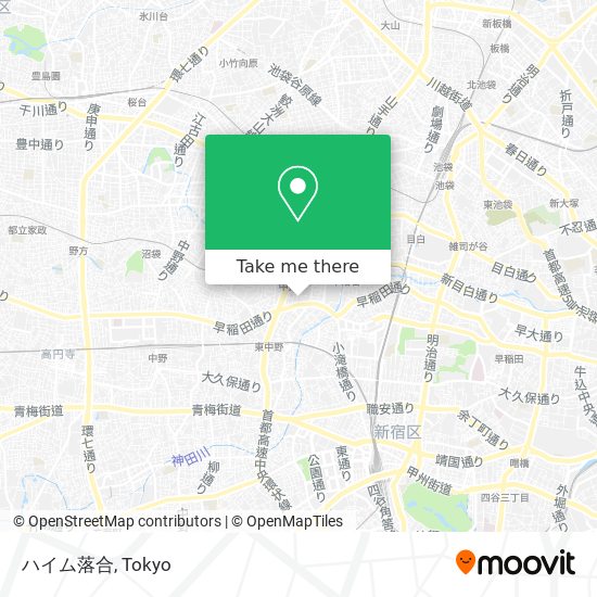 ハイム落合 map