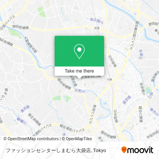 ファッションセンターしまむら大袋店 map