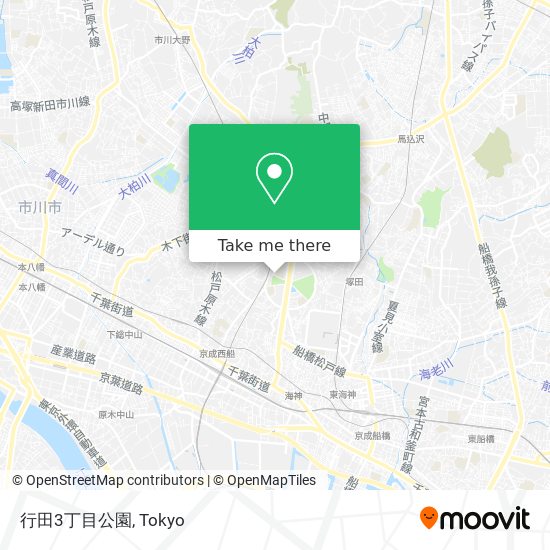 行田3丁目公園 map