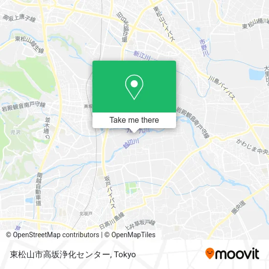 東松山市高坂浄化センター map