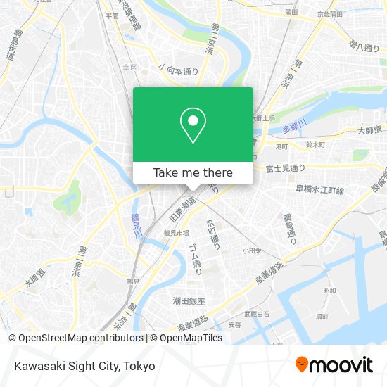 Kawasaki Sight City map