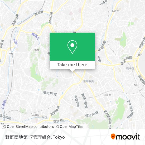 野庭団地第17管理組合 map