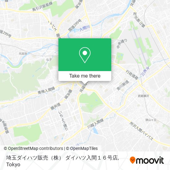 埼玉ダイハツ販売（株） ダイハツ入間１６号店 map
