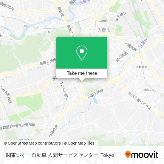 関東いすゞ自動車 入間サービスセンター map