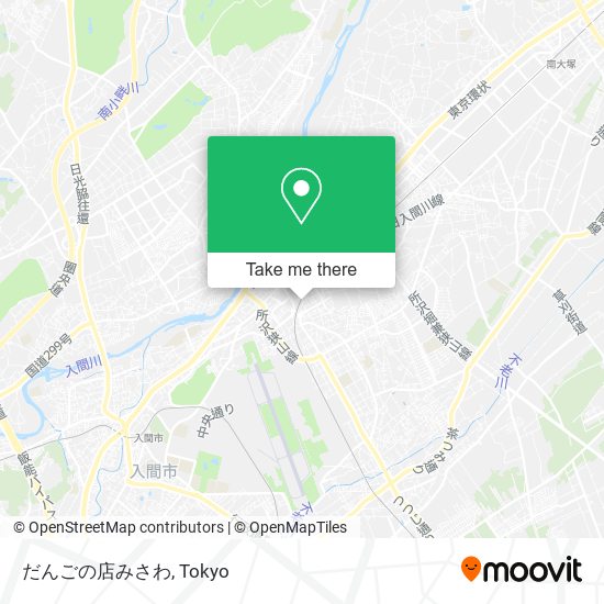 だんごの店みさわ map