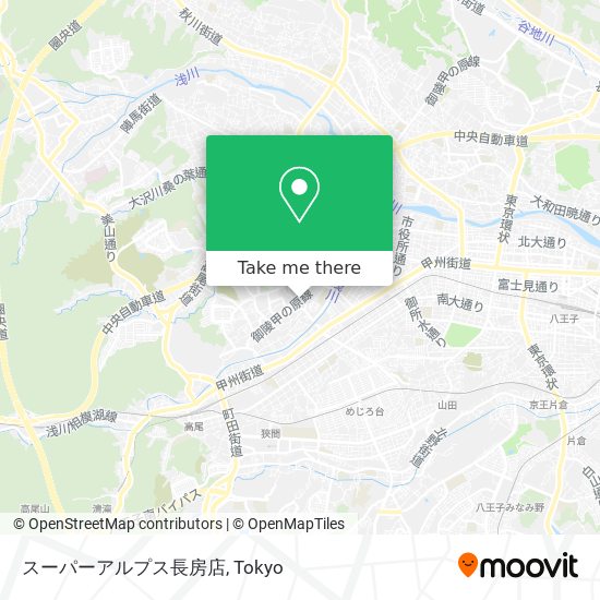 スーパーアルプス長房店 map