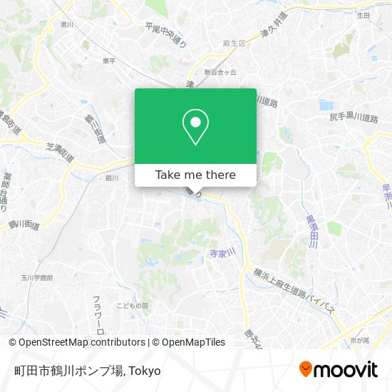 町田市鶴川ポンプ場 map