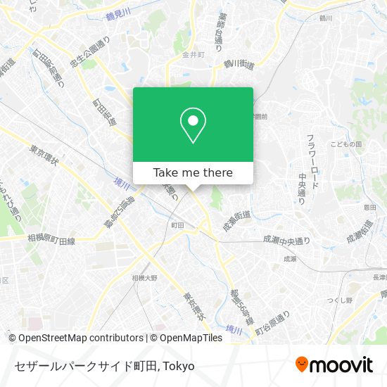 セザールパークサイド町田 map