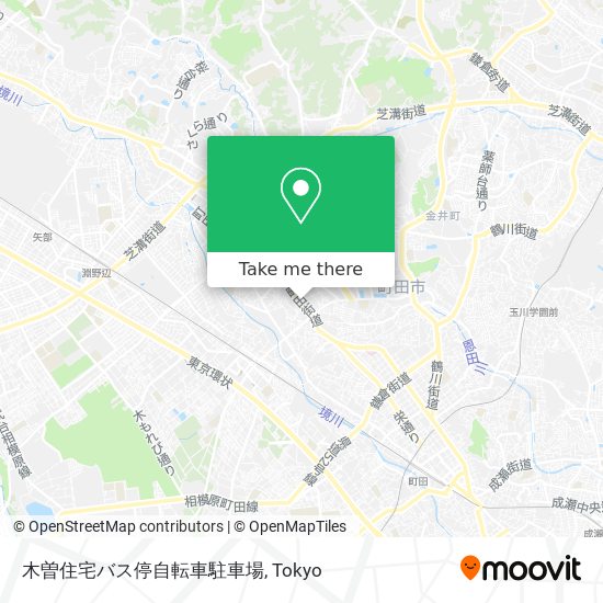 木曽住宅バス停自転車駐車場 map