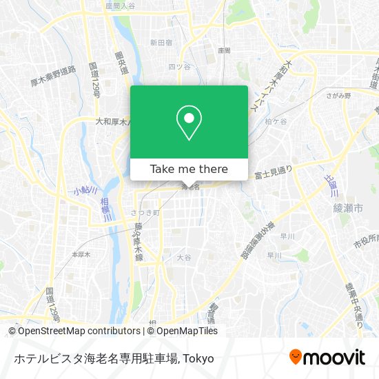 ホテルビスタ海老名専用駐車場 map