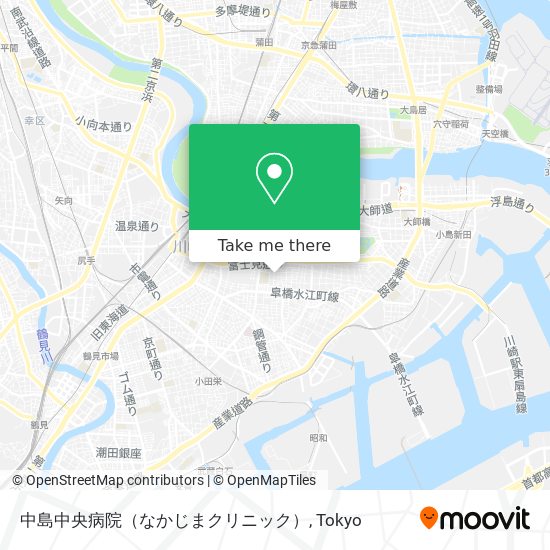中島中央病院（なかじまクリニック） map