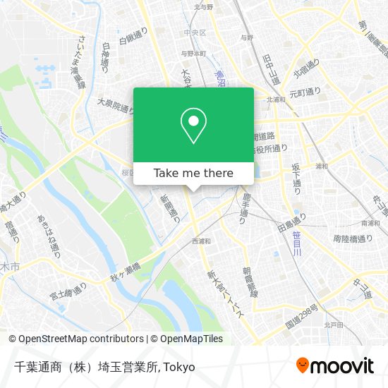 千葉通商（株）埼玉営業所 map