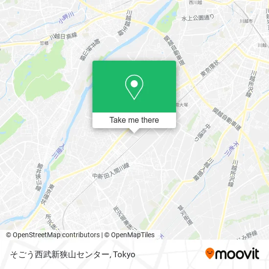 Sogo Seibu Shin-Sayama Center map