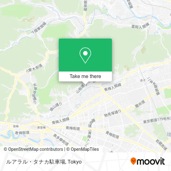 ルアラル・タナカ駐車場 map