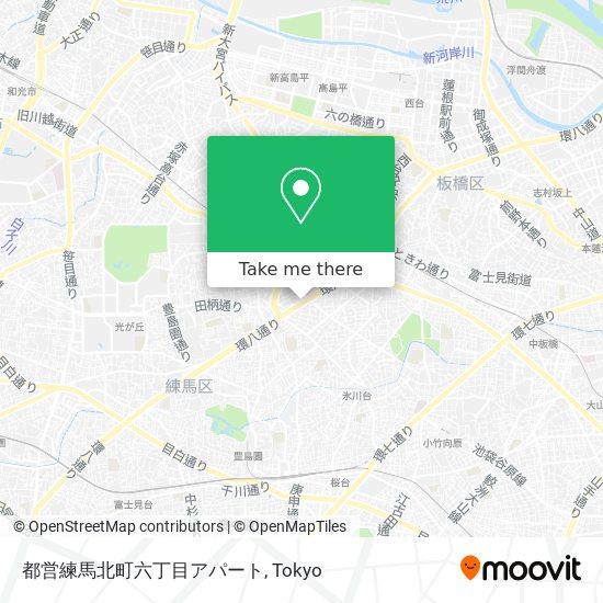 都営練馬北町六丁目アパート map