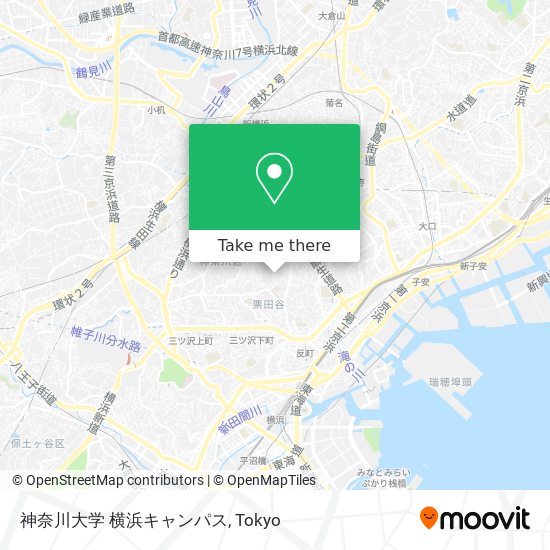神奈川大学 横浜キャンパス map