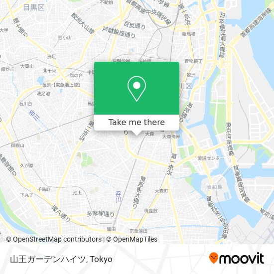 山王ガーデンハイツ map