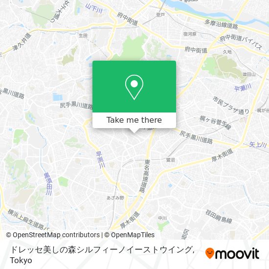 ドレッセ美しの森シルフィーノイーストウイング map