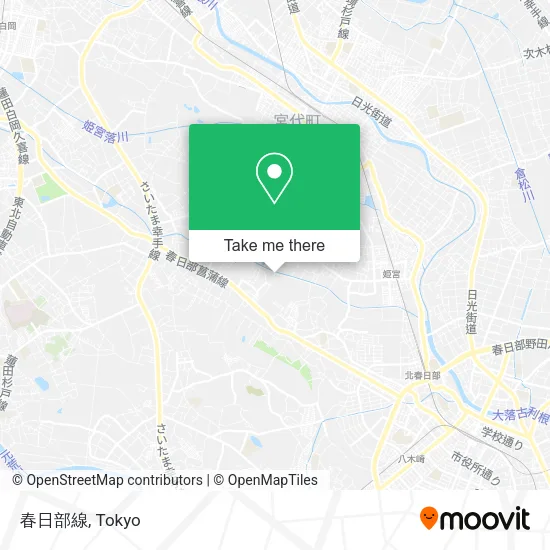 春日部線 map