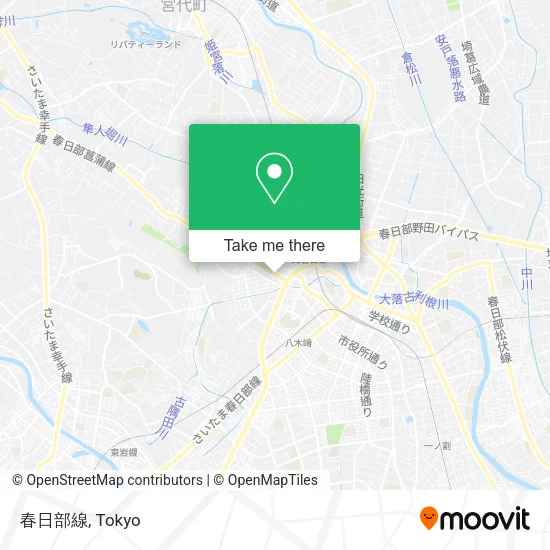 春日部線 map